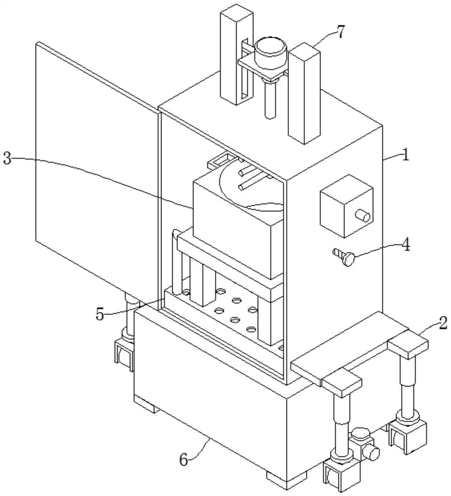 Freeze-drying device for aminated graphene production