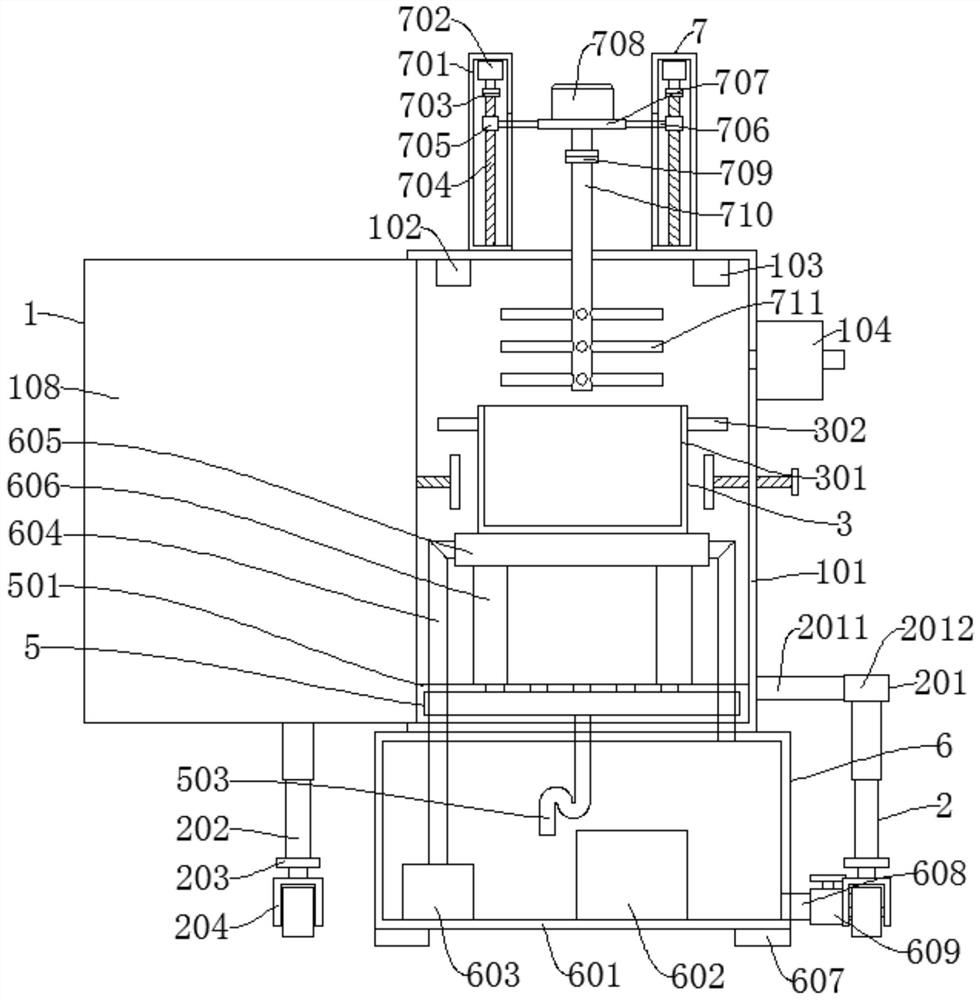 Freeze-drying device for aminated graphene production