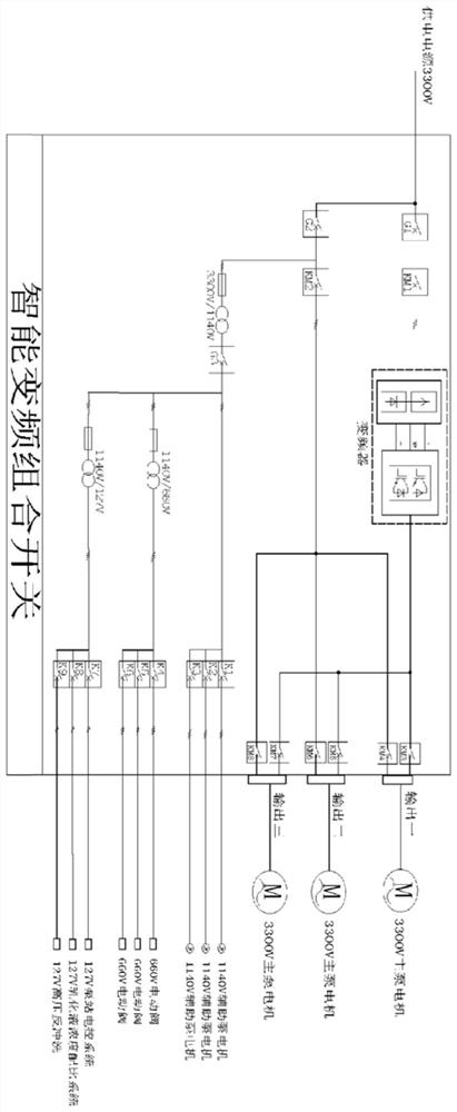 Intelligent frequency conversion combination switch