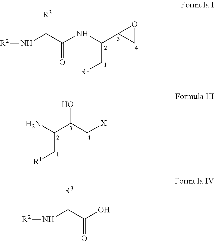 Process for the preparation of 3,4-epoxy-2-amino-1-substituted butane derivatives and intermediate compounds thereof