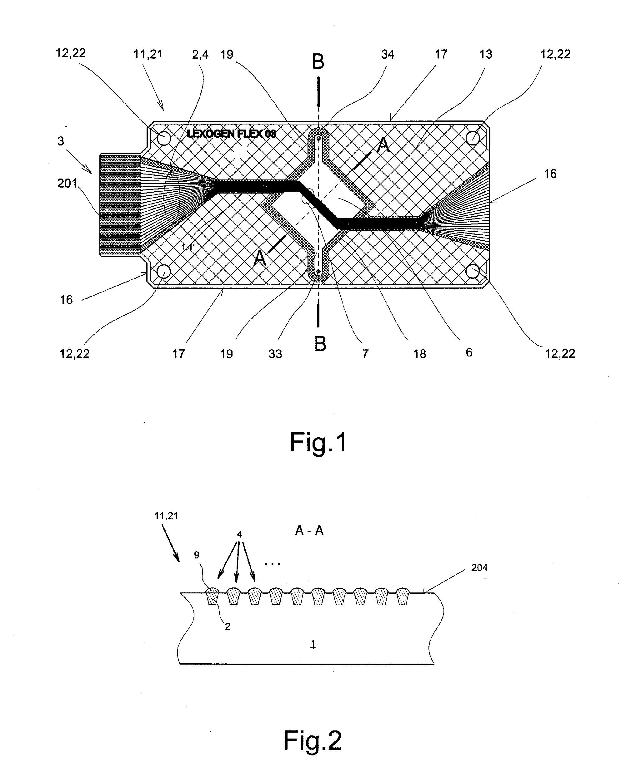 Flexible sensor carrier and method