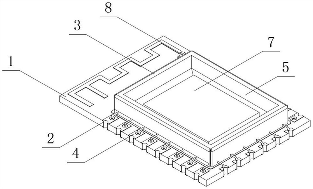 High-stability packaging lead frame and packaging part production method