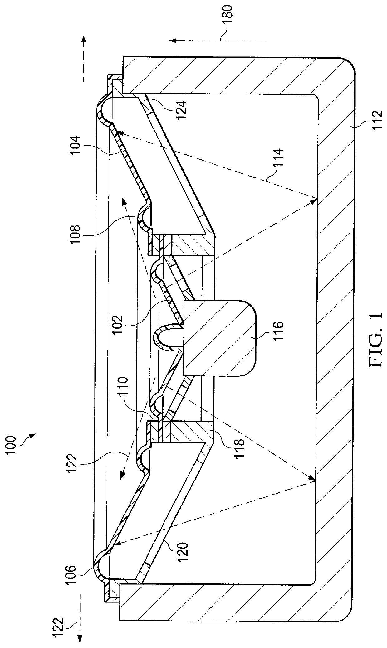 Speaker with dual diffuser