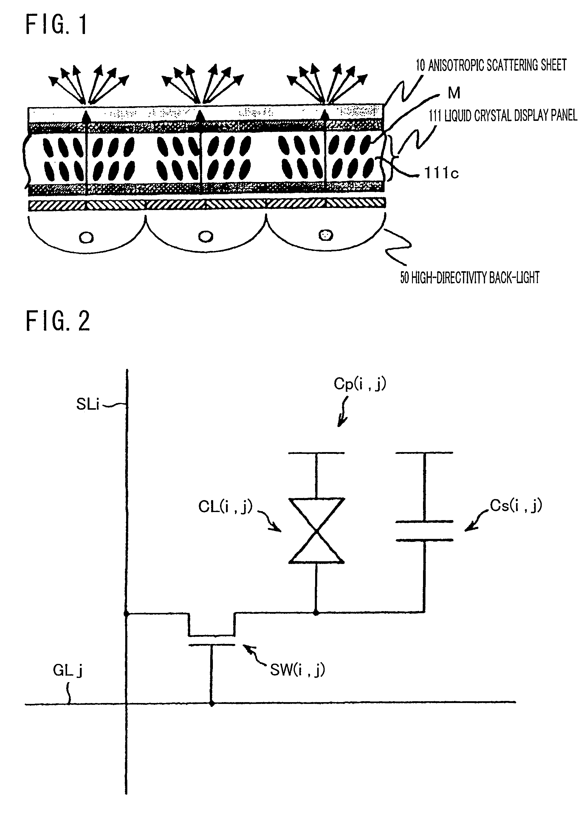 Liquid crystal display unit having back-light with fluorescent tubes and fresnel lens with longitudinal cuts perpendicular to tubes