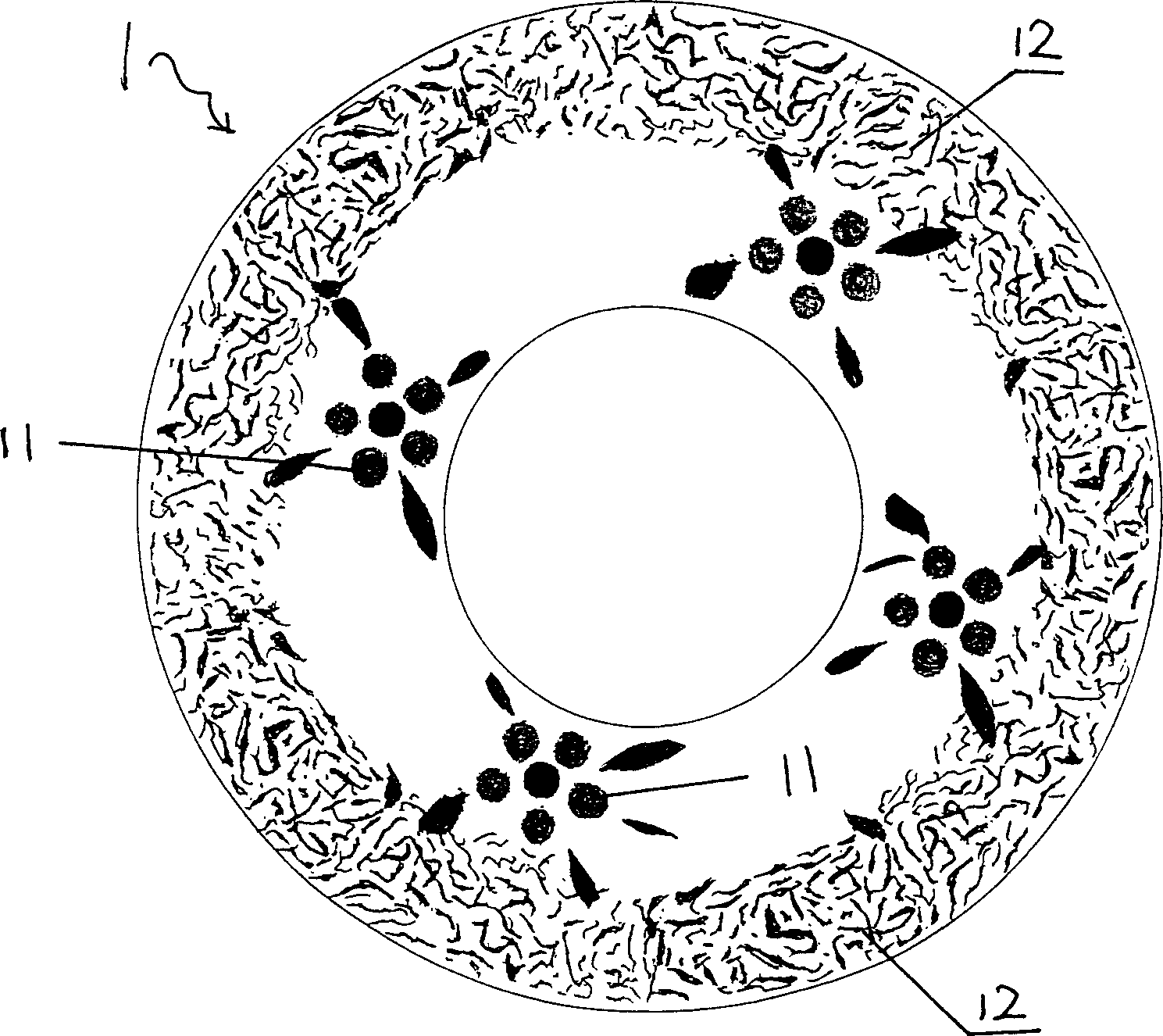 Process for making ceramics utensils