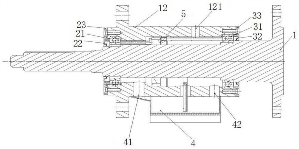 Oil bath engine coupling device and engine test device