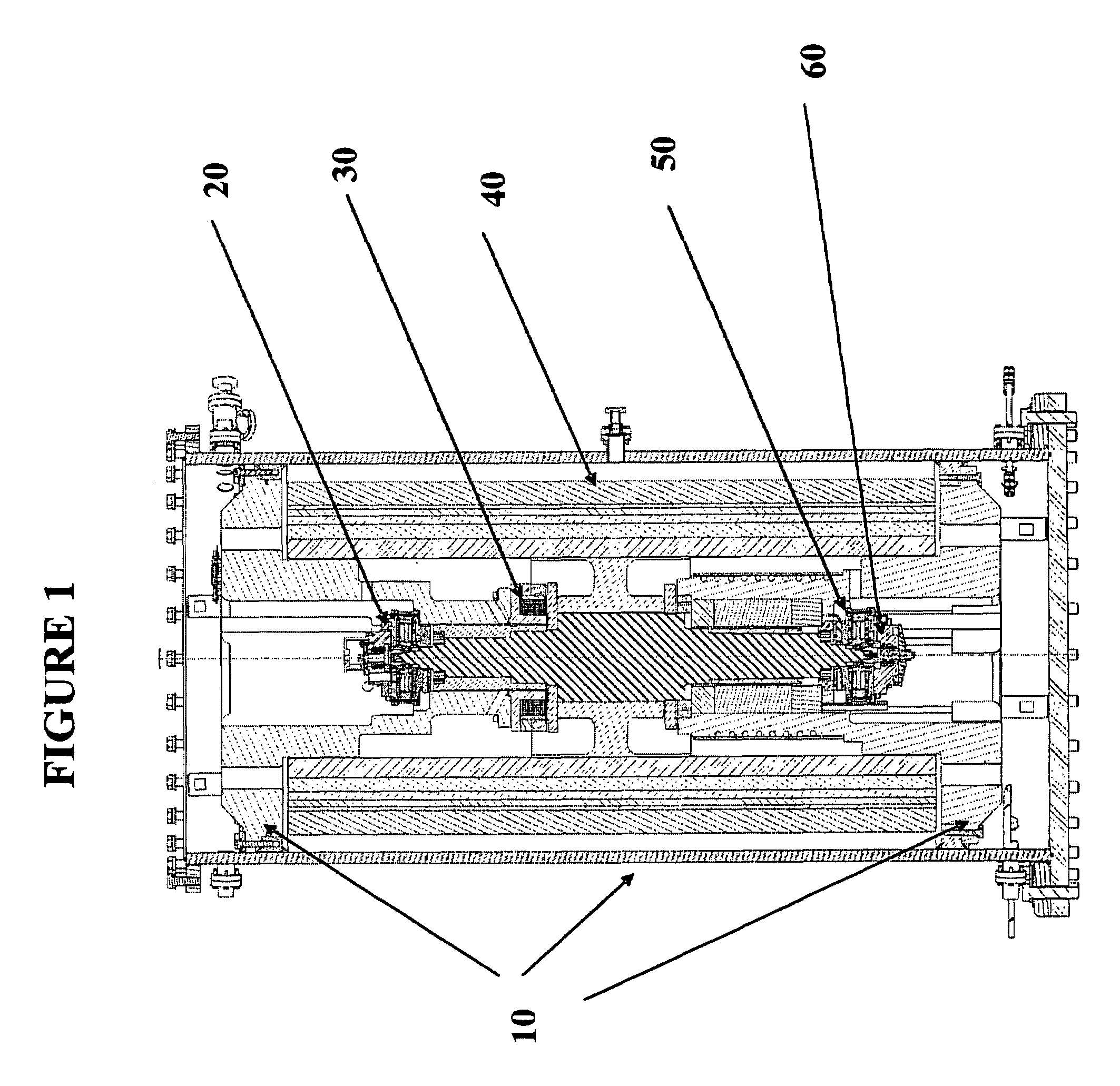 Hybrid touchdown bearing system