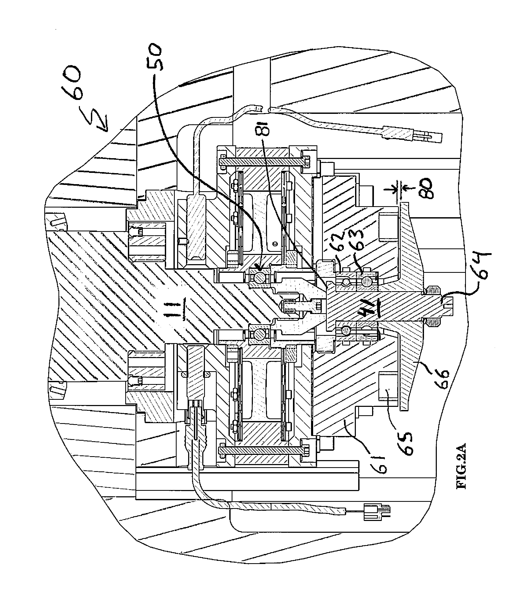 Hybrid touchdown bearing system