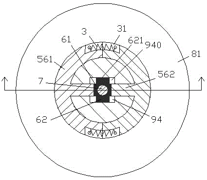 Fixing column device provided with driving motor and used for PCB