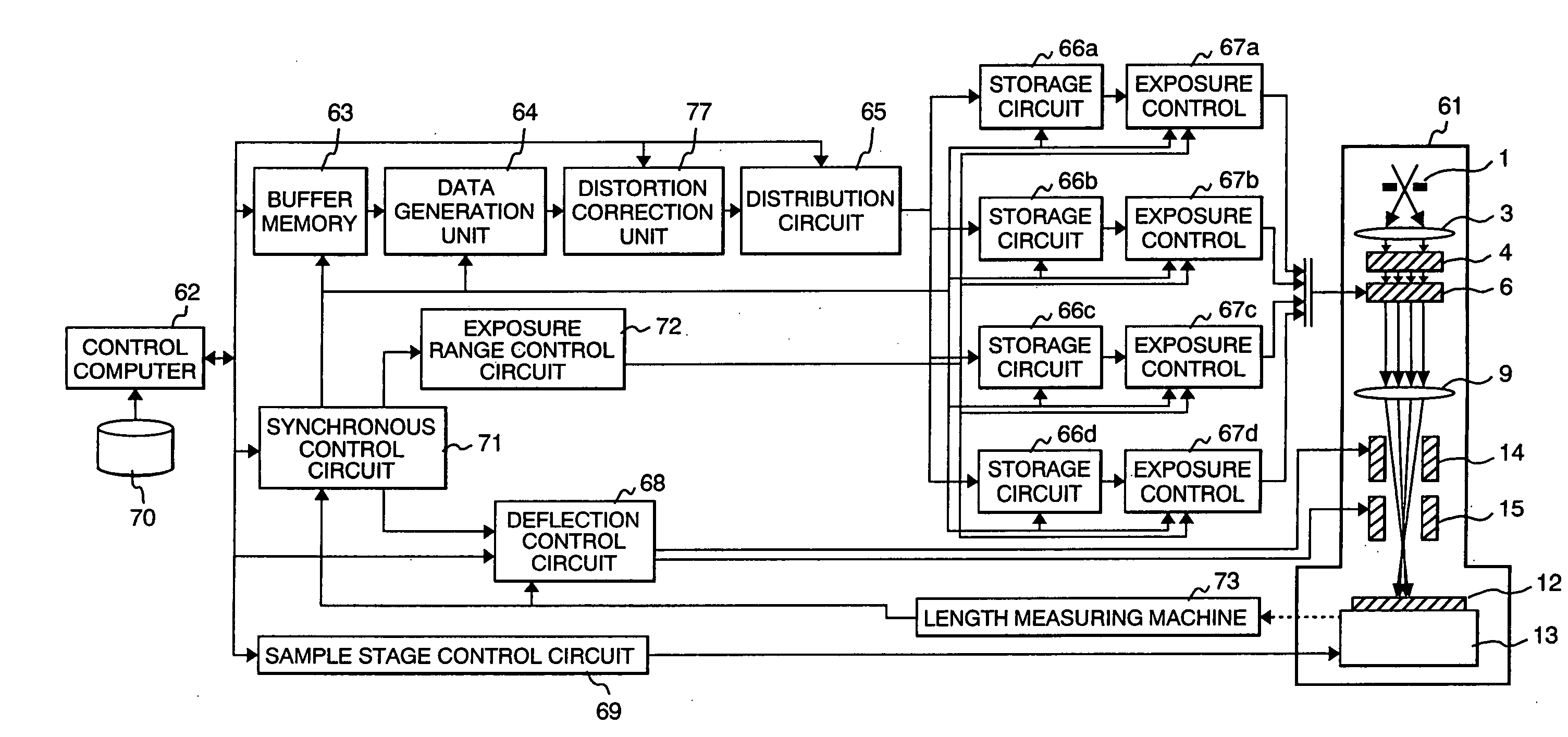 Multi-electron beam exposure method and apparatus