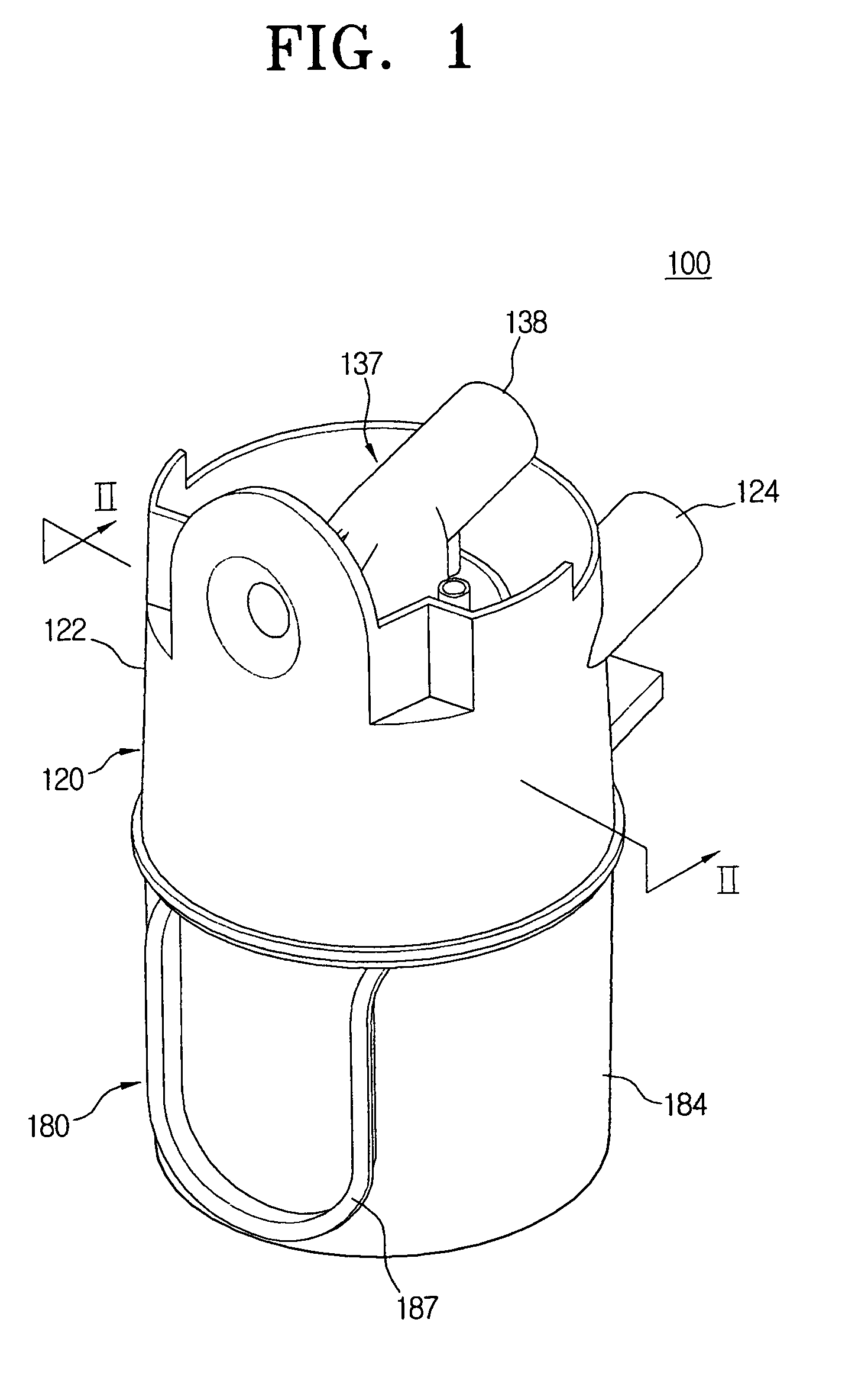 Multi-cyclone dust separating apparatus of vacuum cleaner