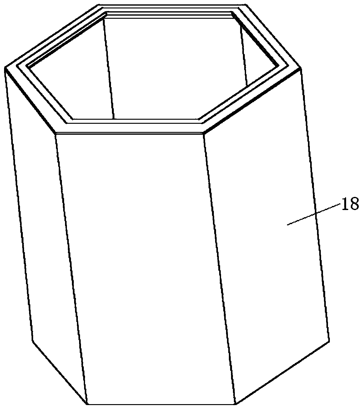 Buried type ground surface safety protection structure and buried type garbage collection device