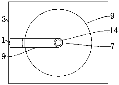 Automatic deflashing device for producing solid tire