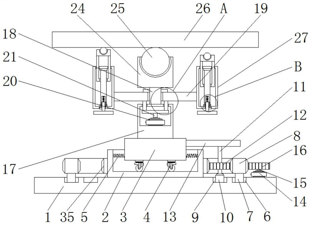 An anti-seismic experimental device for assembled bridge engineering