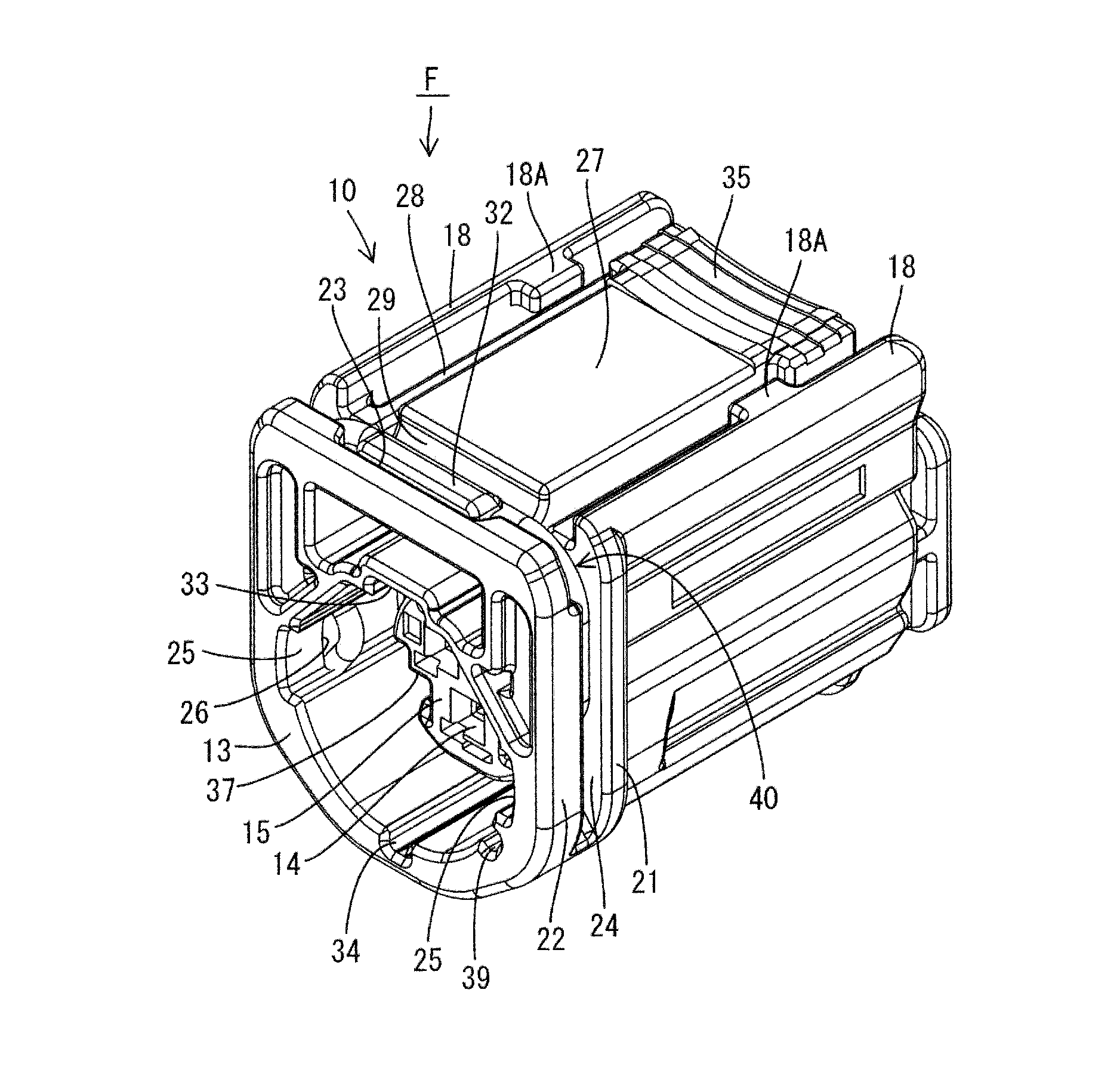 Spring lock connector