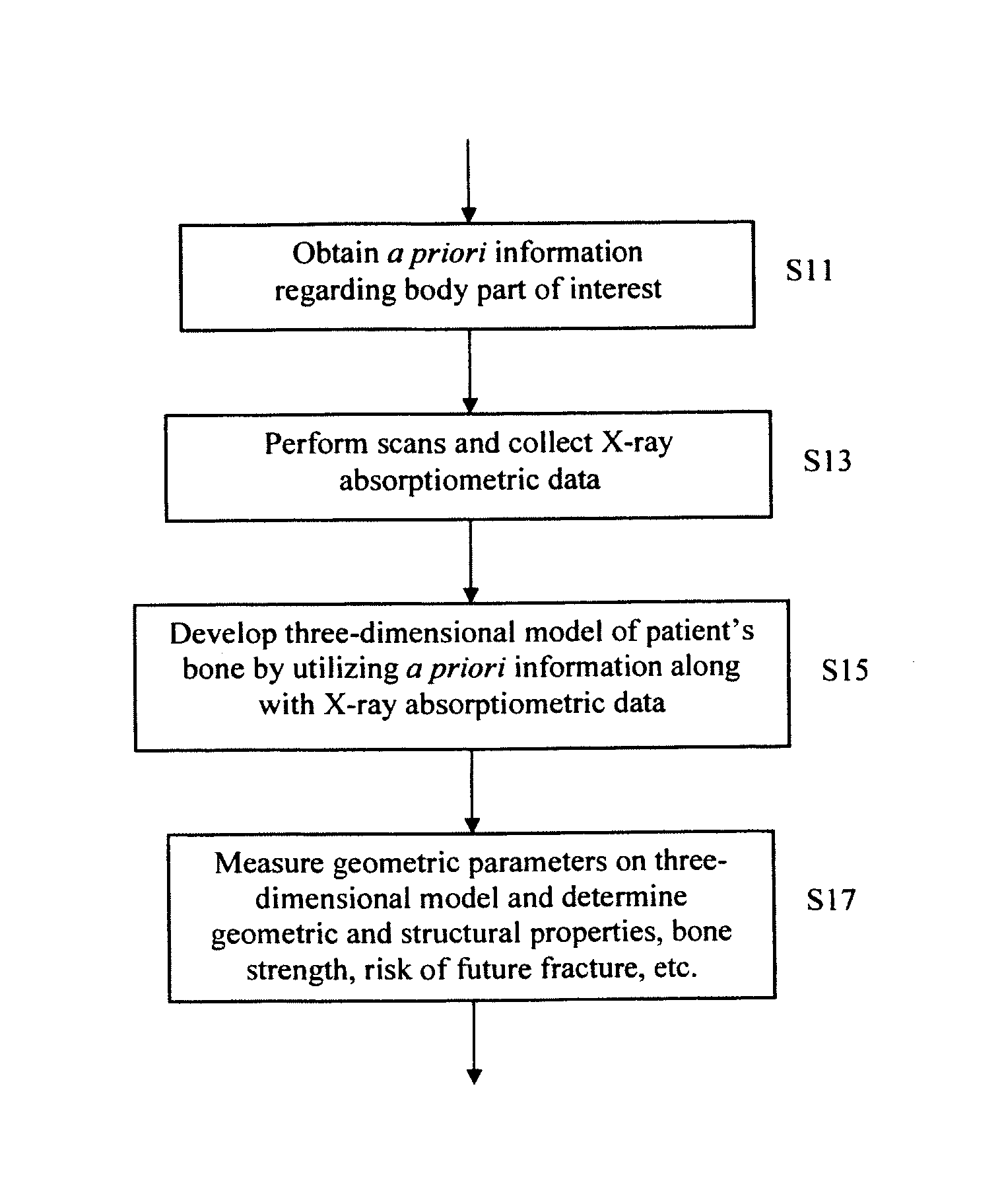 Estimating risk of future bone fracture utilizing three-dimensional bone density model