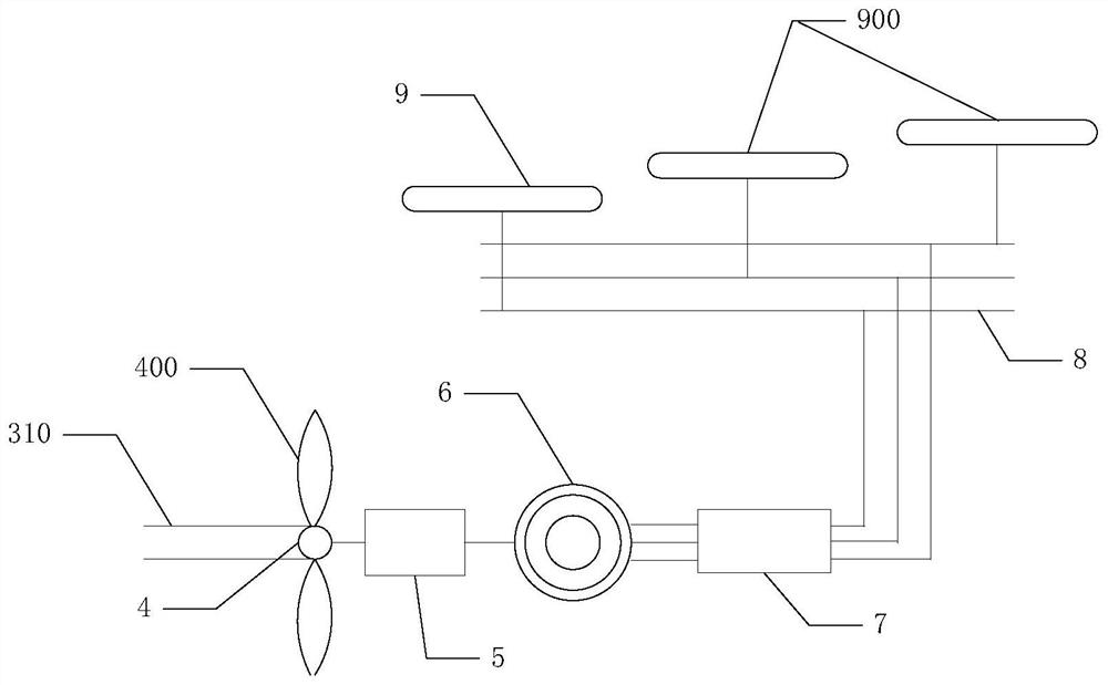 Railway tunnel lighting power supply system