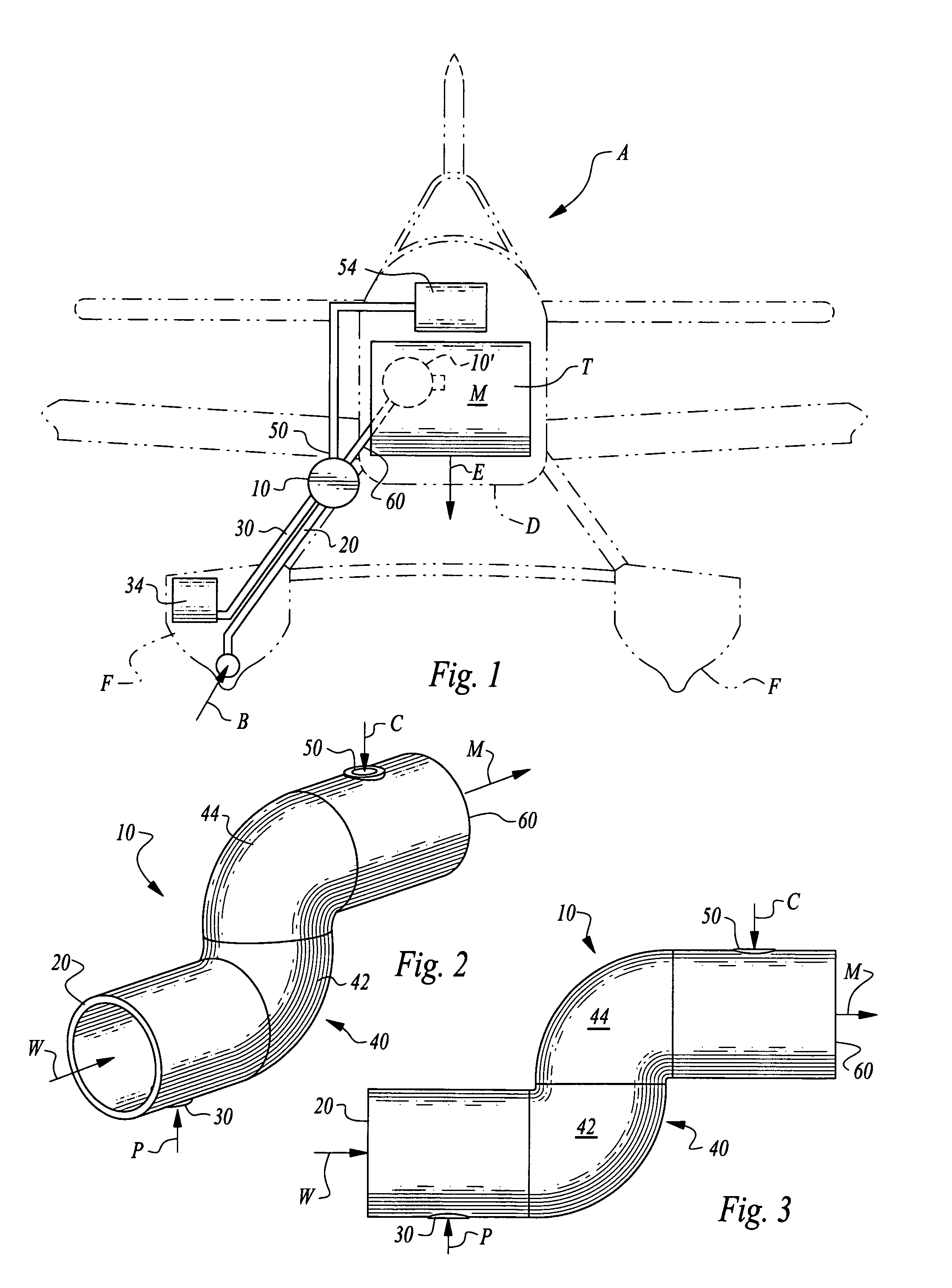 Polymer mixer powered by hydrodynamic forces