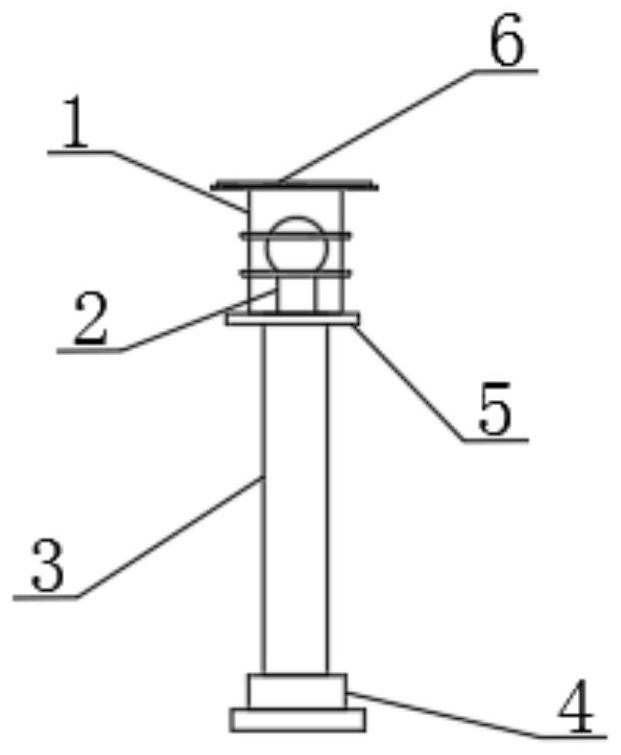 LED solar lawn lamp with good sealing performance