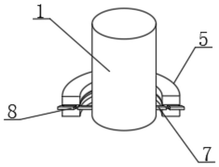 LED solar lawn lamp with good sealing performance