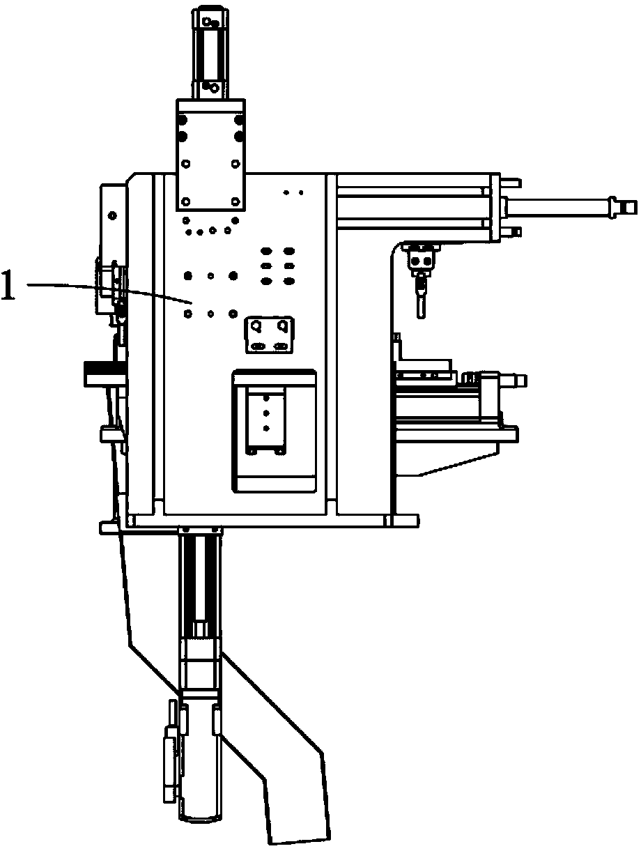 Mechanism for detecting whether product mounting is qualified or not