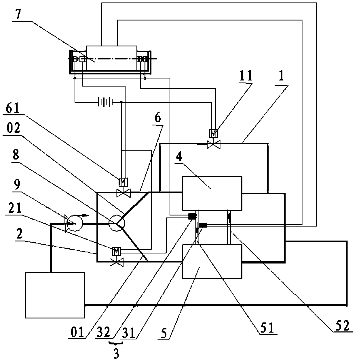 EGR system and cooled EGR inlet temperature control method and control device