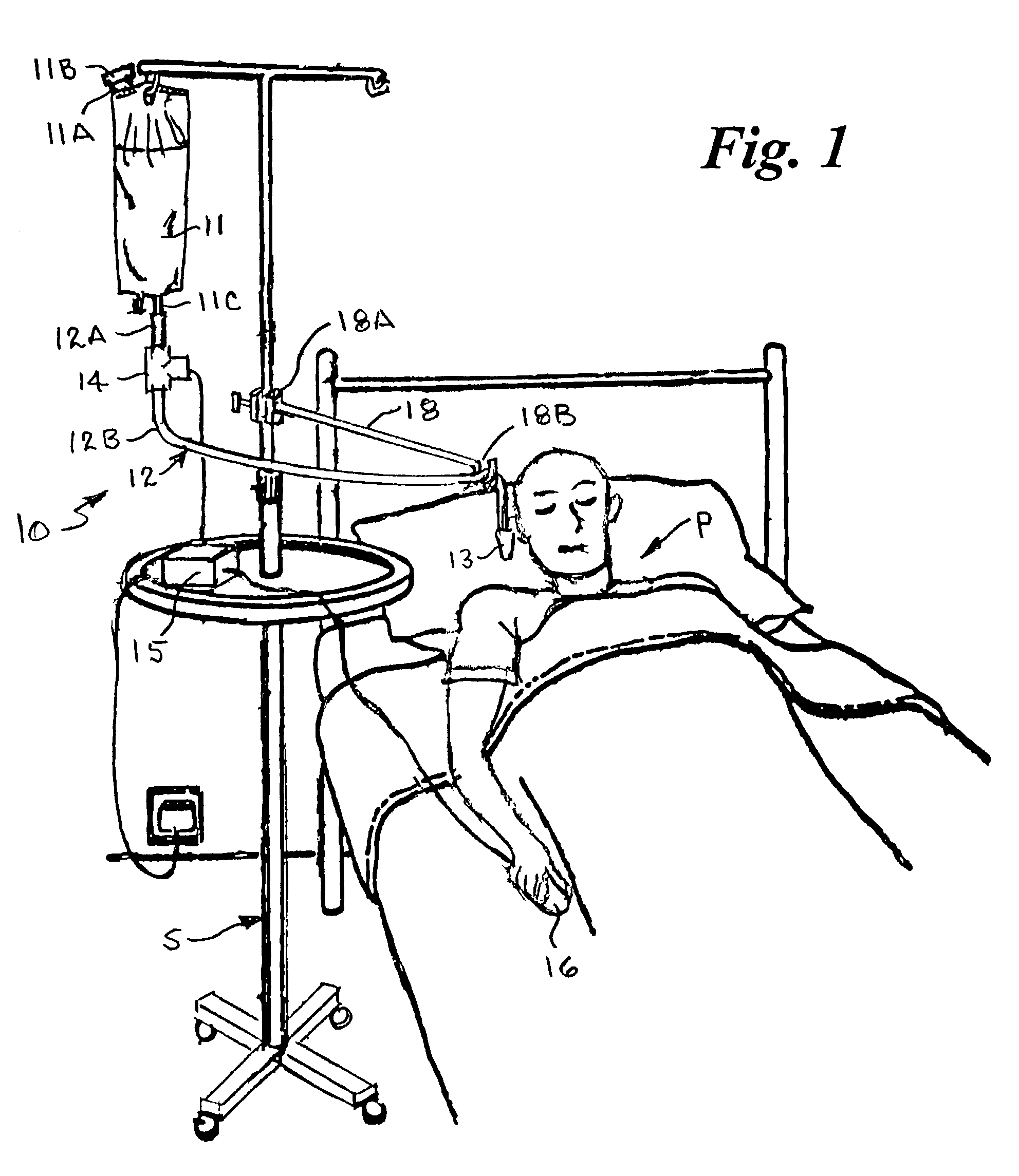 Drinking dispenser for bedridden patients