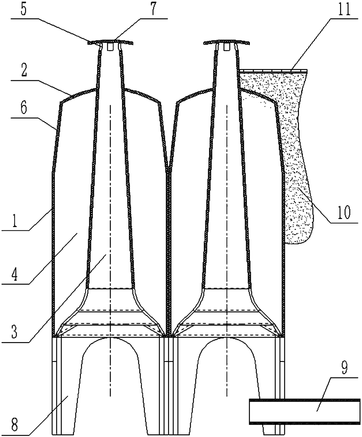 A ground source natural haze removal ecological cycle system