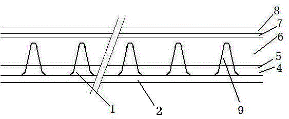 Nest type thermal insulation board and preparation method