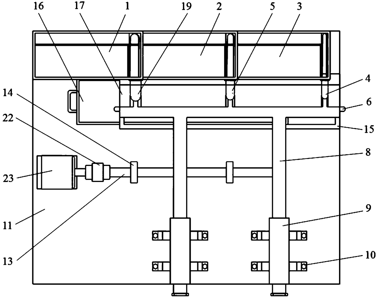 Automatic nut screening and cracking device