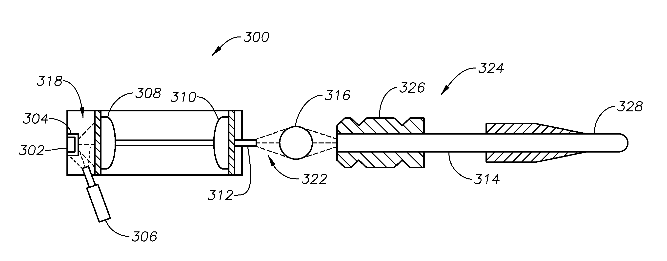 Single-fiber multi-spot laser probe for ophthalmic endoillumination