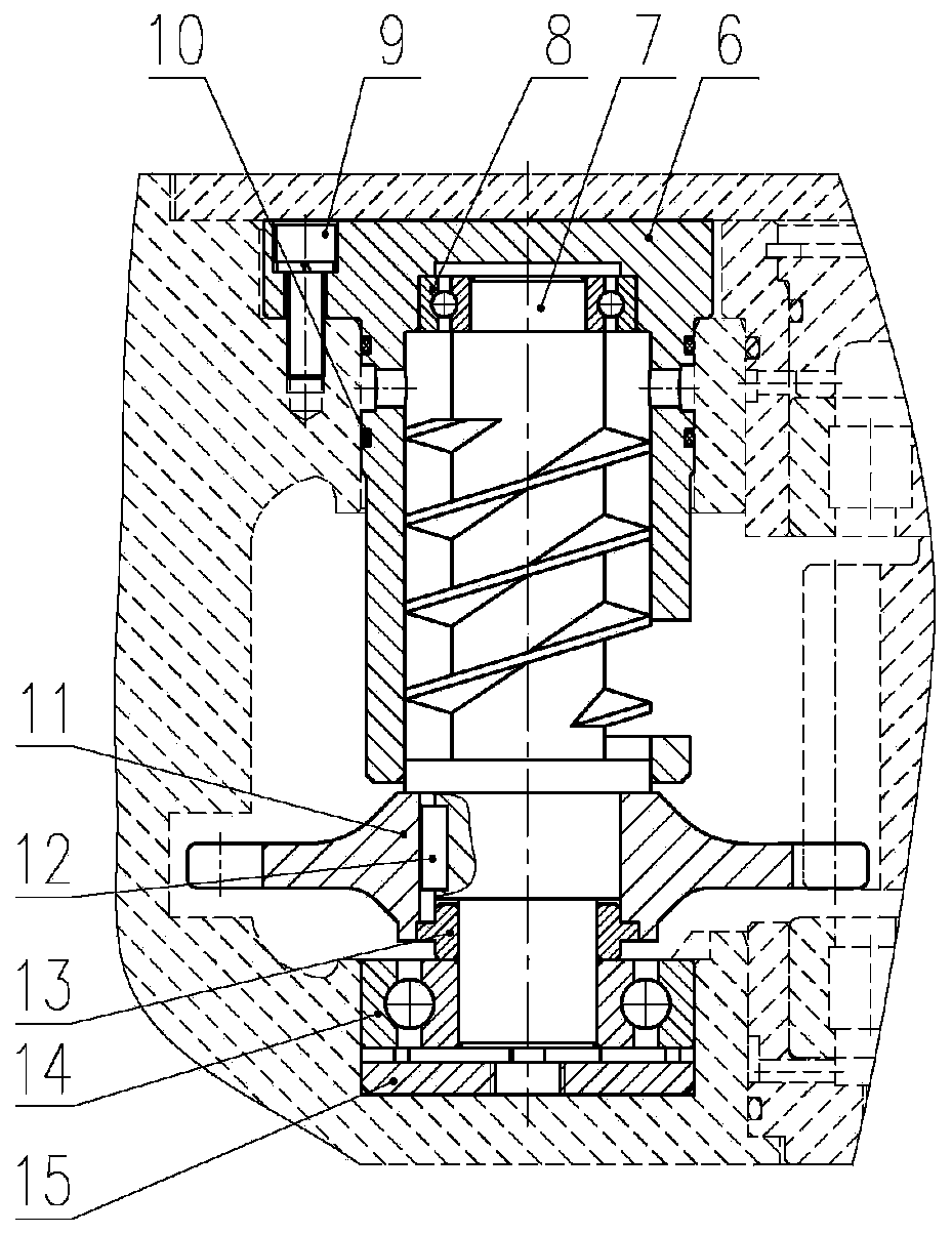 Efficient forced lubrication system with circulating lubrication function for coal mining machine