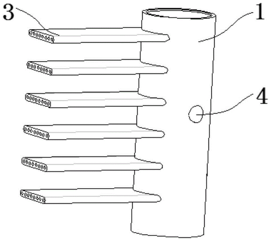 Refrigerating fluid flow distributing structure, micro-channel flow distributing assembly, heat exchanger and air-conditioner