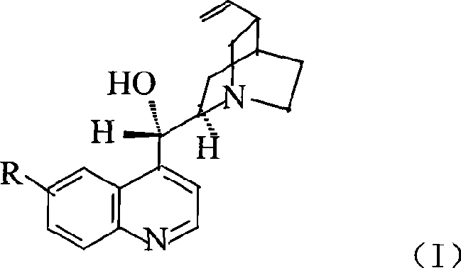 Preparation method of macromolecule loaded quinine type compound