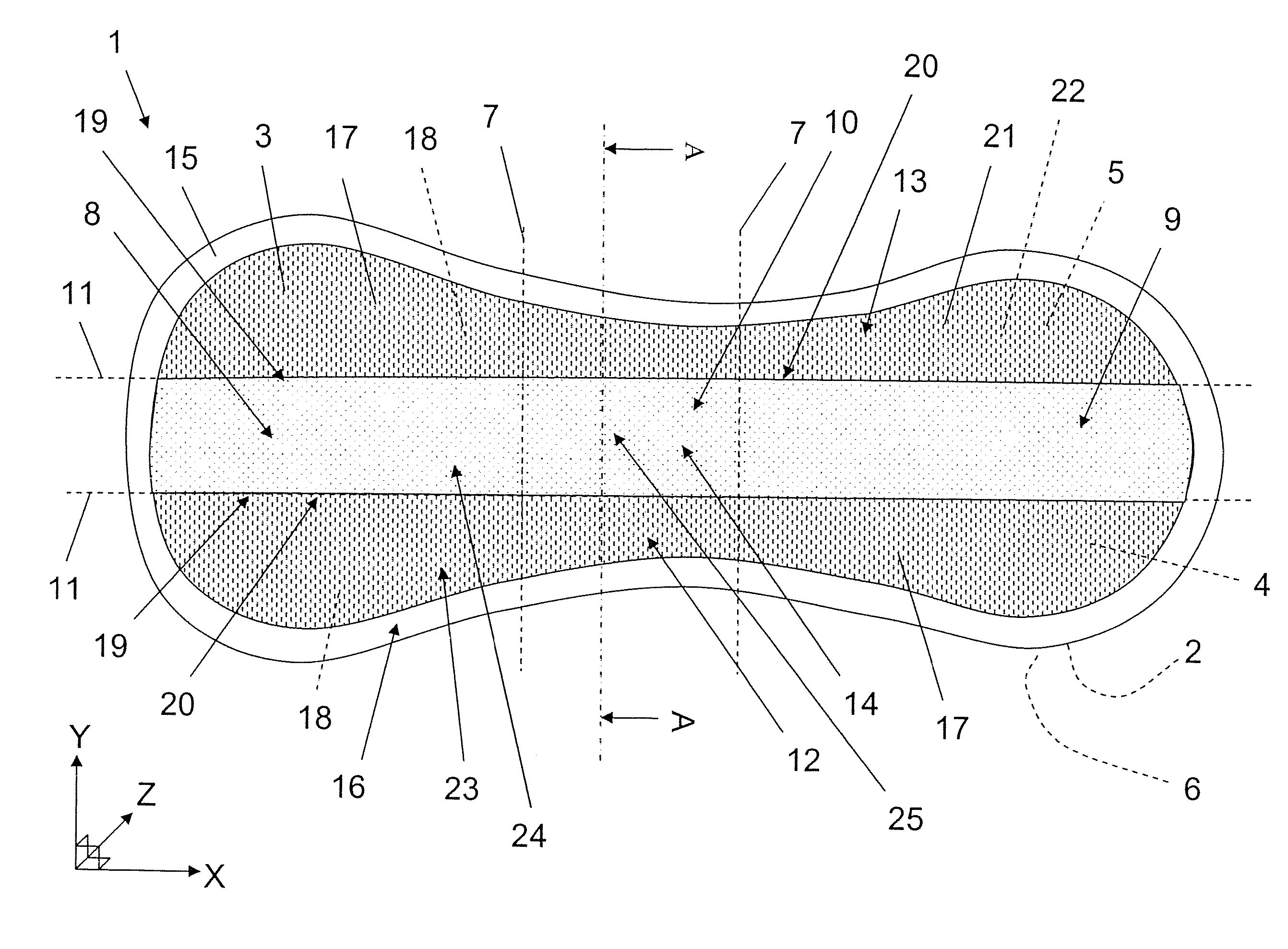 Top layer for an absorbent product