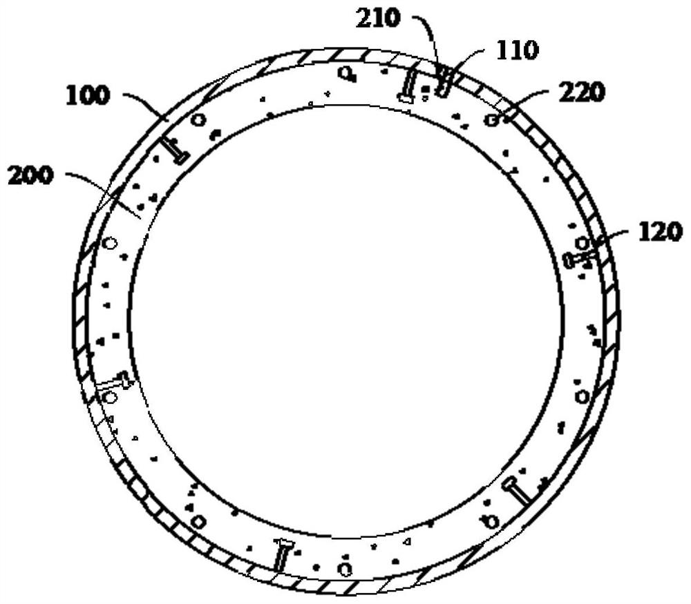 Prestressed stainless steel tube-concrete composite electric pole and preparation method thereof