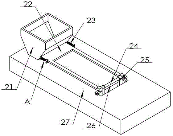 Novel device for extruding and dehydrating Enteromorpha