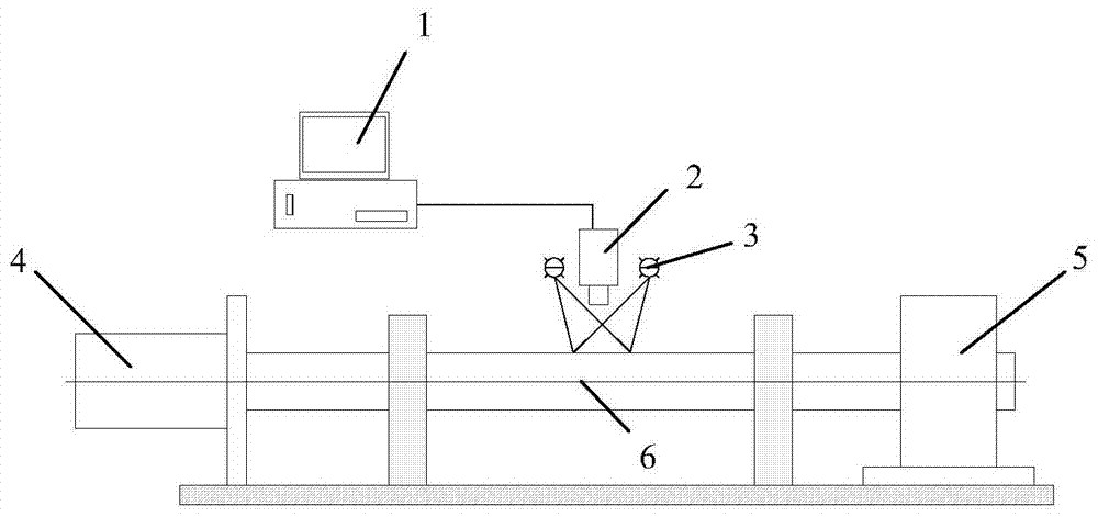 Measuring method of shaft torque, speed and power parameters of power plant based on single camera