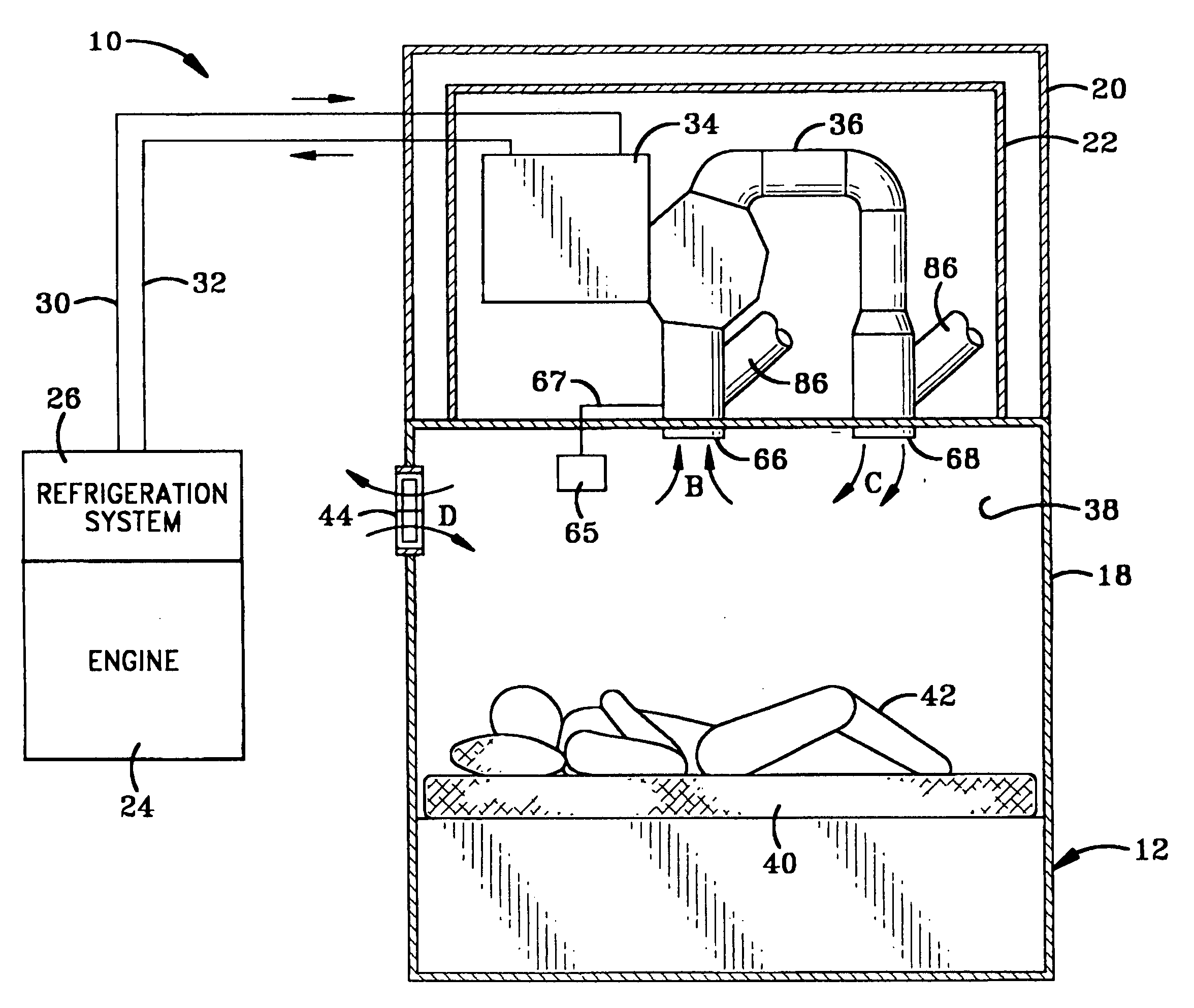 Method and apparatus for thermal storage using heat pipes