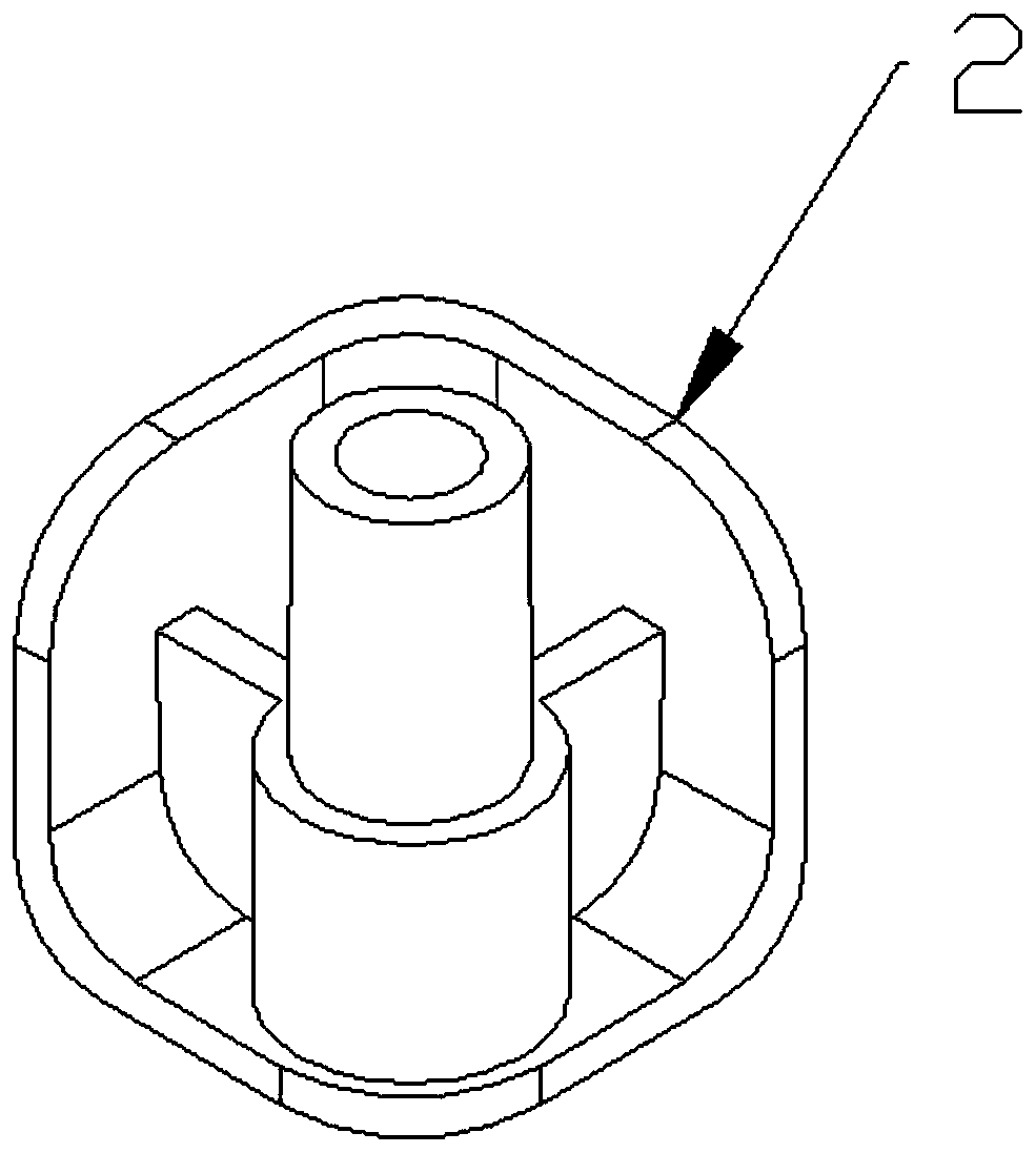 Angle connecting device used for air-conditioning box and angle wrapping structure