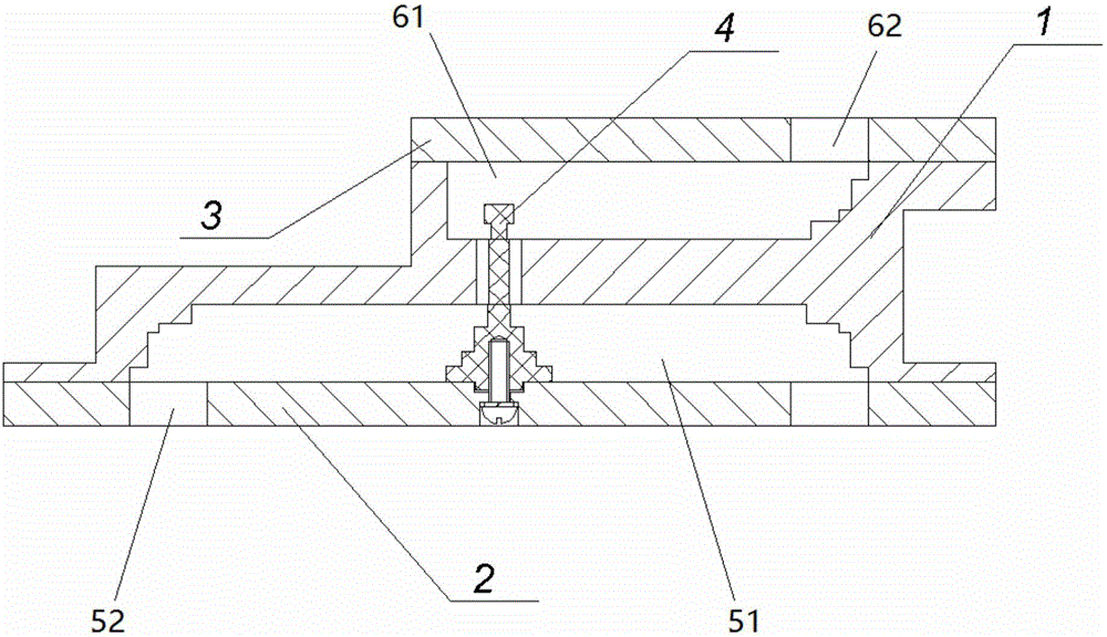 Ku-frequency-range four-path radial waveguide power combiner