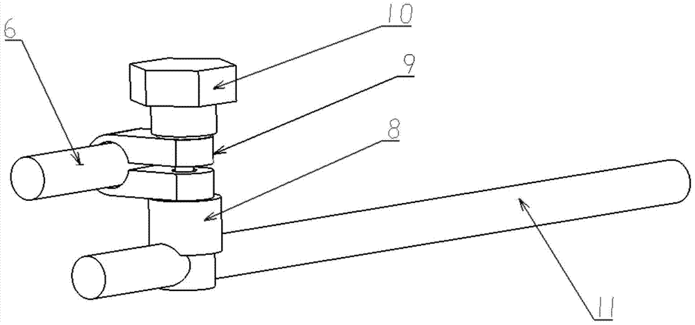 Microphone fixture for measuring noise at the driver's ear in a vehicle