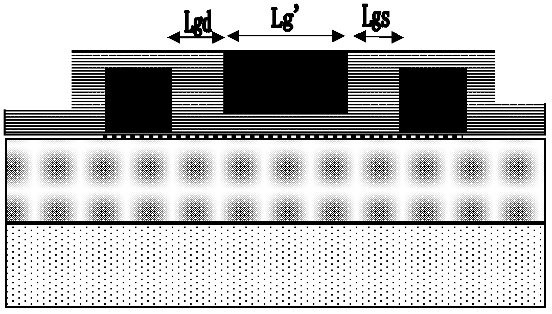 Source-drain buried graphene transistor device on diamond-like carbon substrate and manufacture method