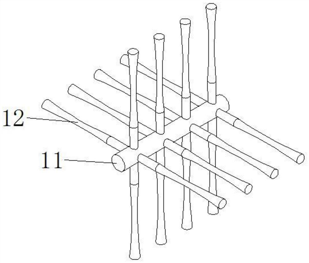 Rapid cooling device for processing fried foods