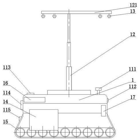 Image acquisition system of intelligent trolley for agricultural disease and insect pest inspection