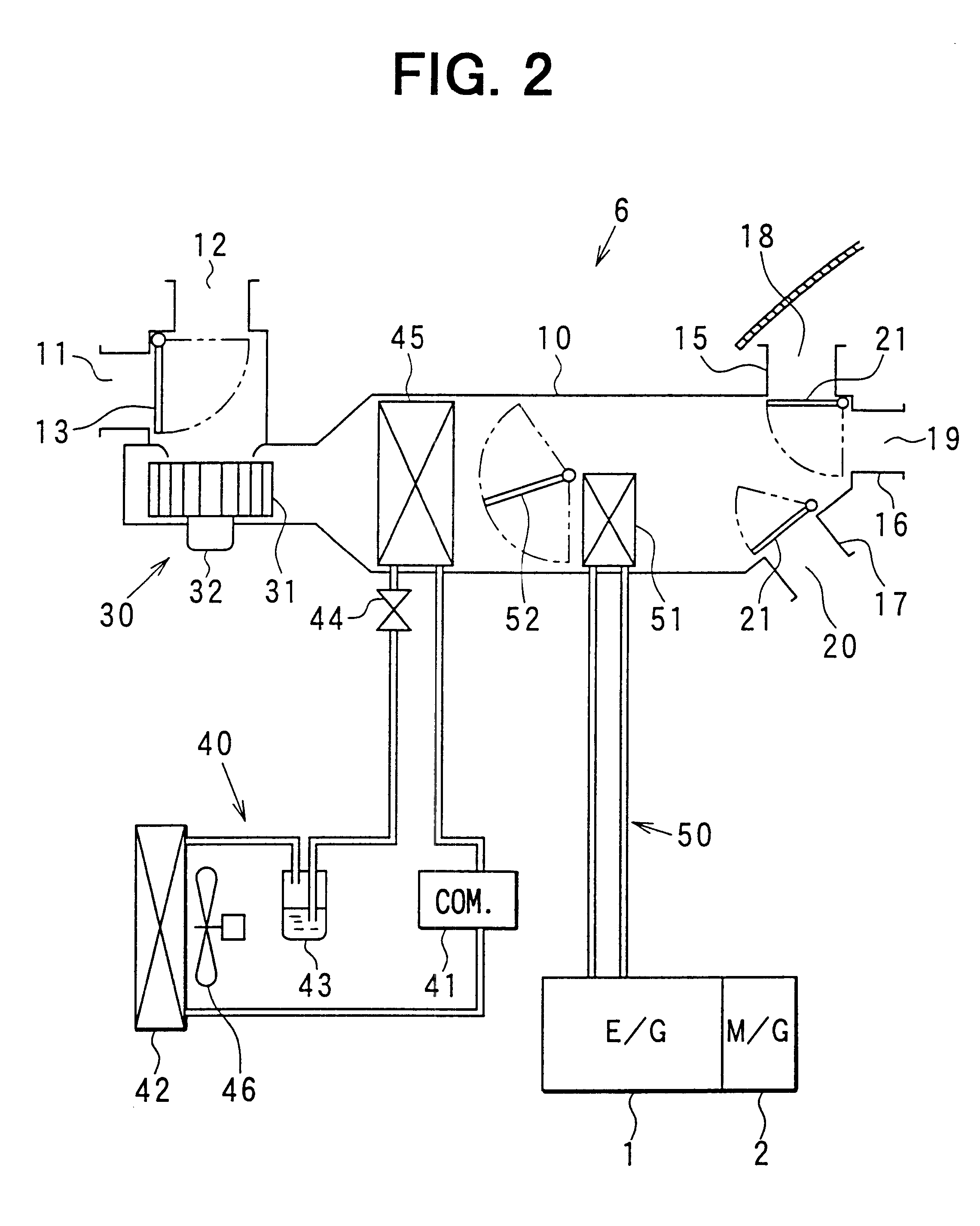 Air conditioner for hybrid vehicle