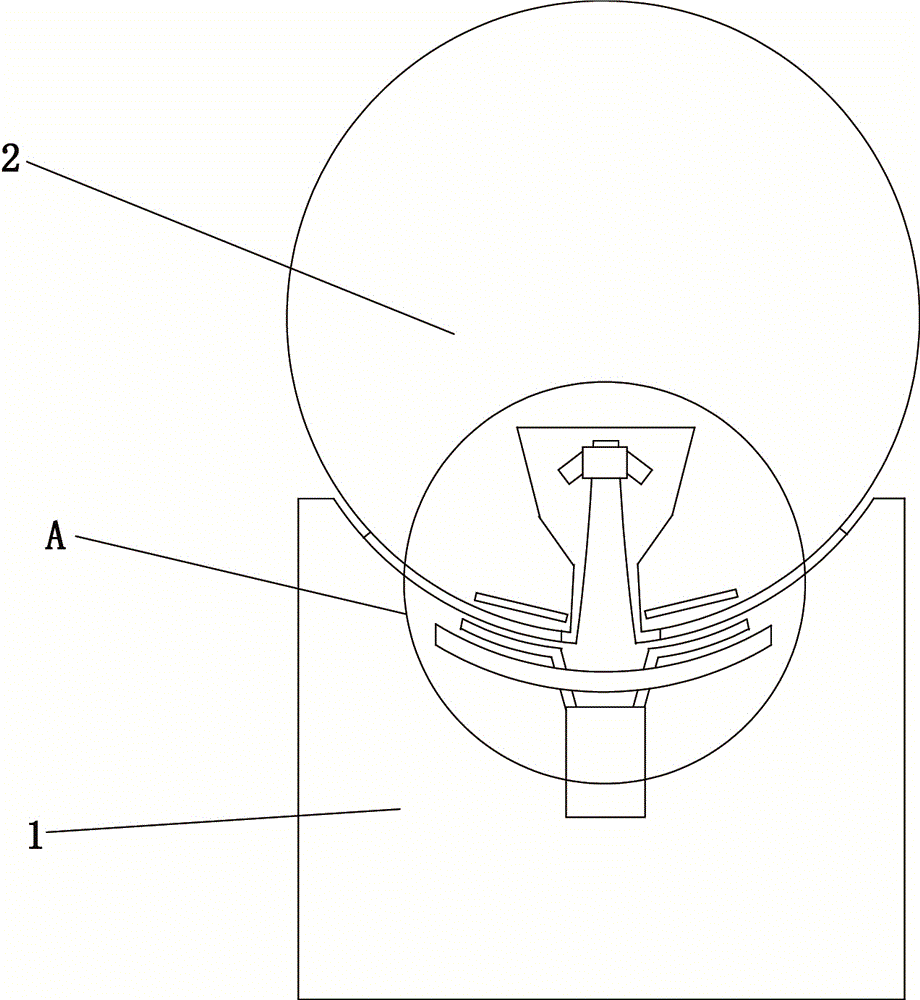 Display cabinet with magnetic suspension device