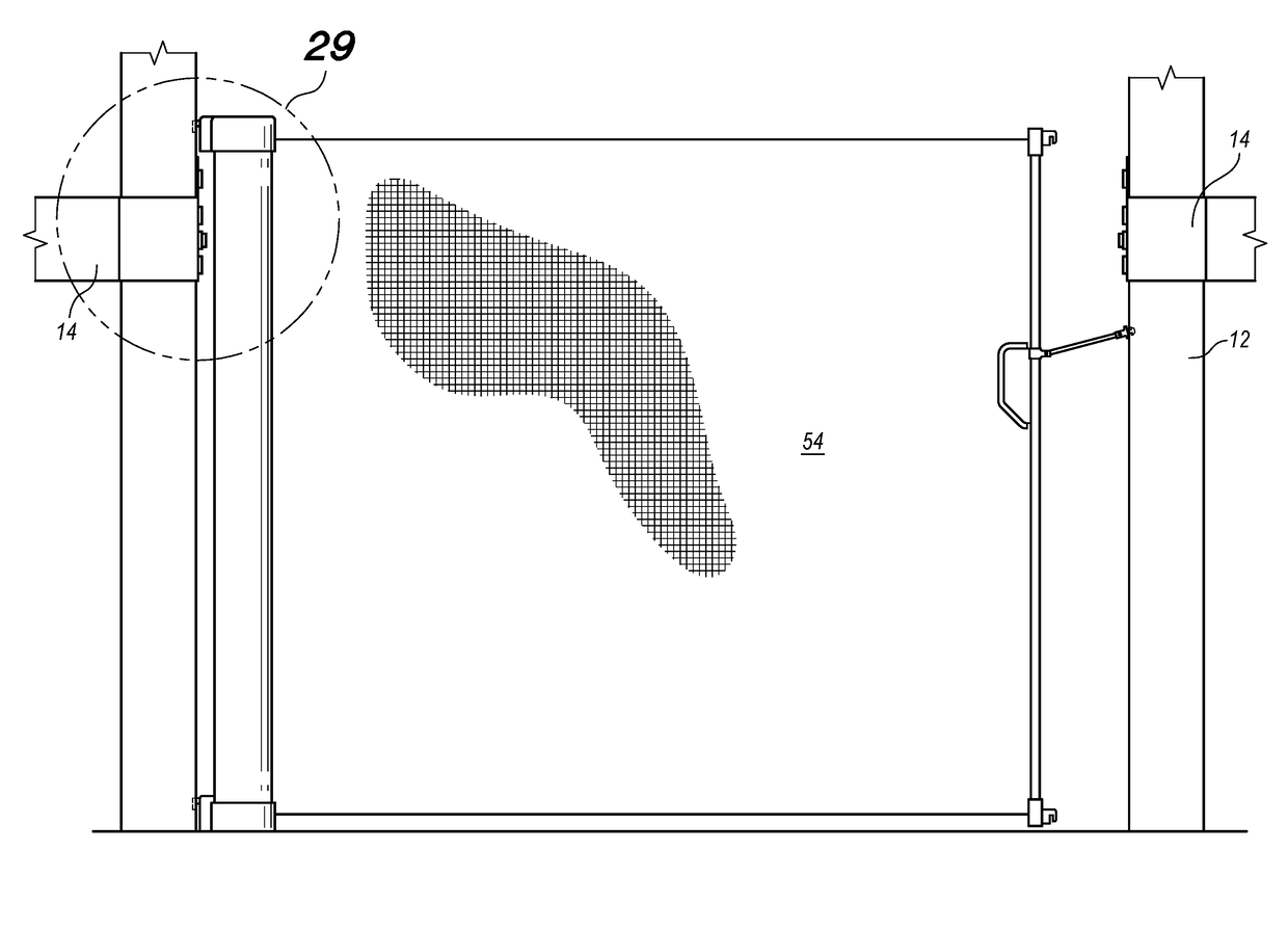 Retractable barrier system