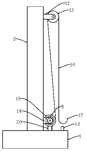 Wear-resistant rope supporting device special for power transmission