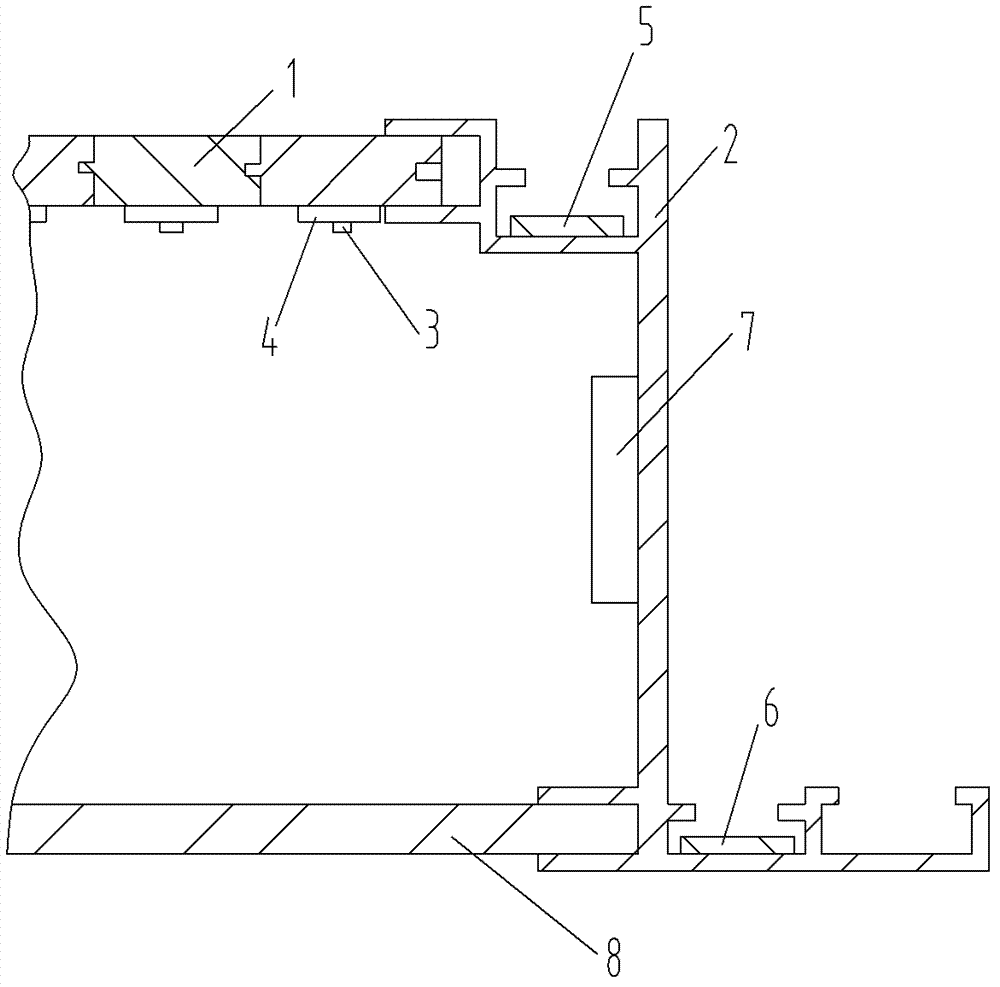 Backlight light-emitting diode (LED) flat light source